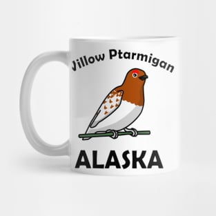 Willow Ptarmigan, State Bird of Alaska Mug